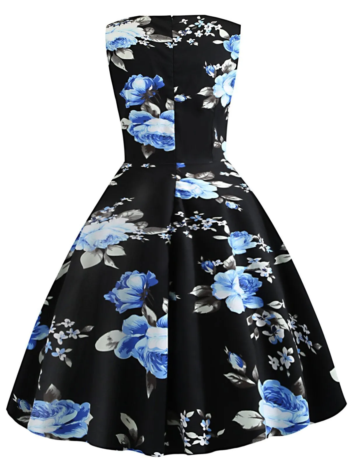 1950s Floral Inspired Swing Dress