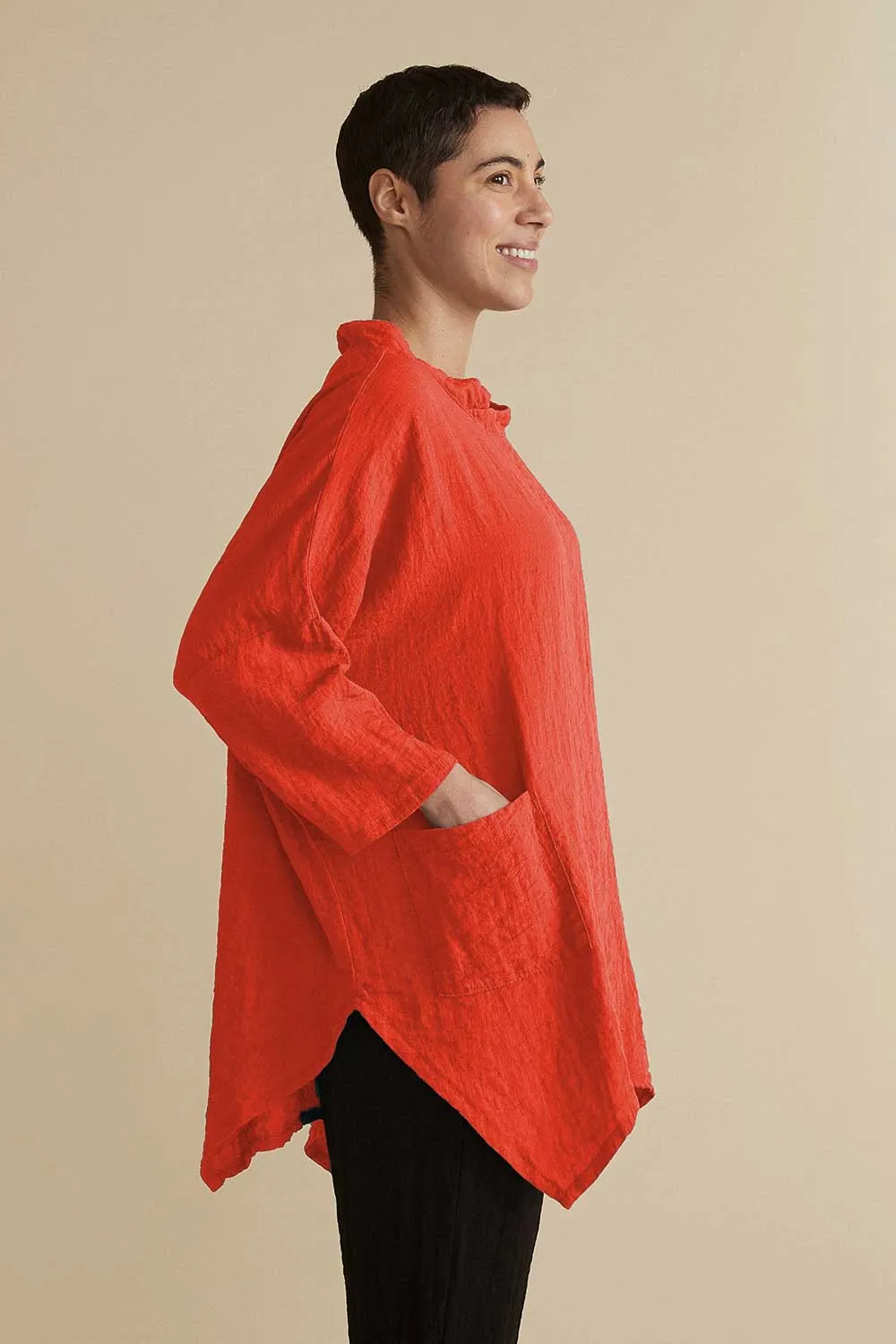 3/4 Sleeve Cowl Tunic