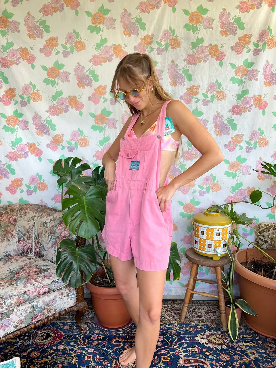 90s Pink Dreamy Jumpsuit