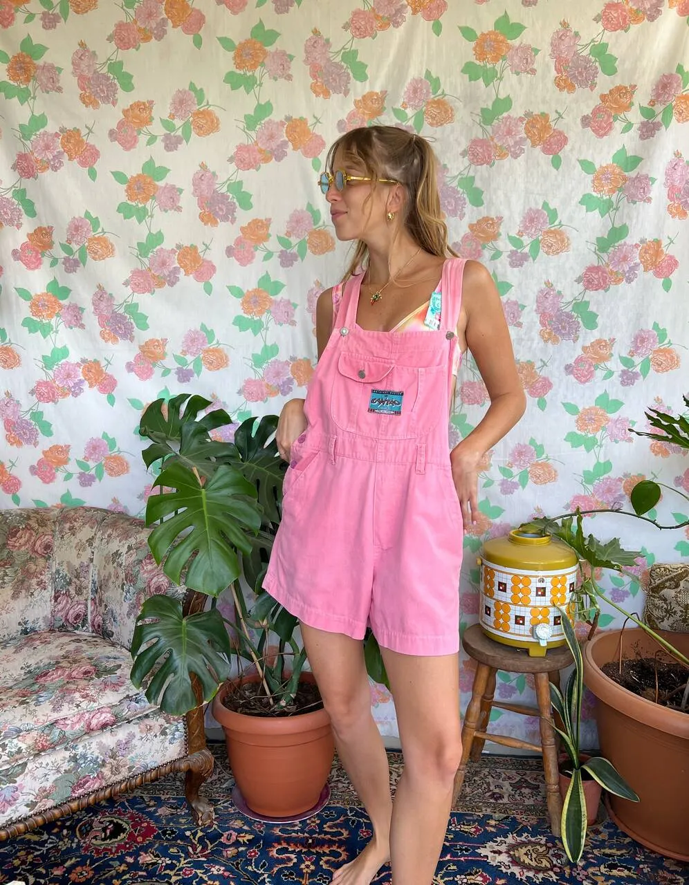 90s Pink Dreamy Jumpsuit