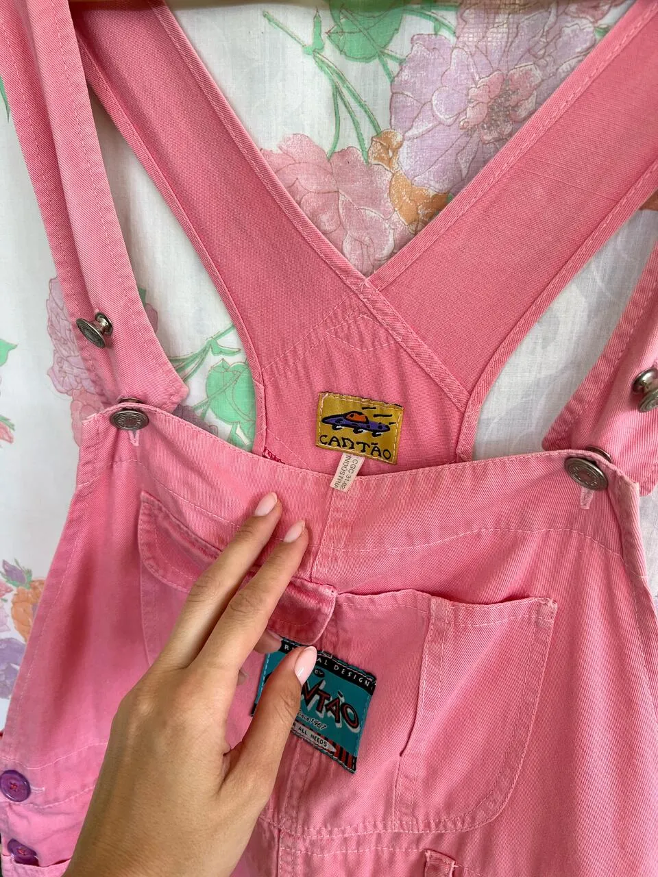 90s Pink Dreamy Jumpsuit