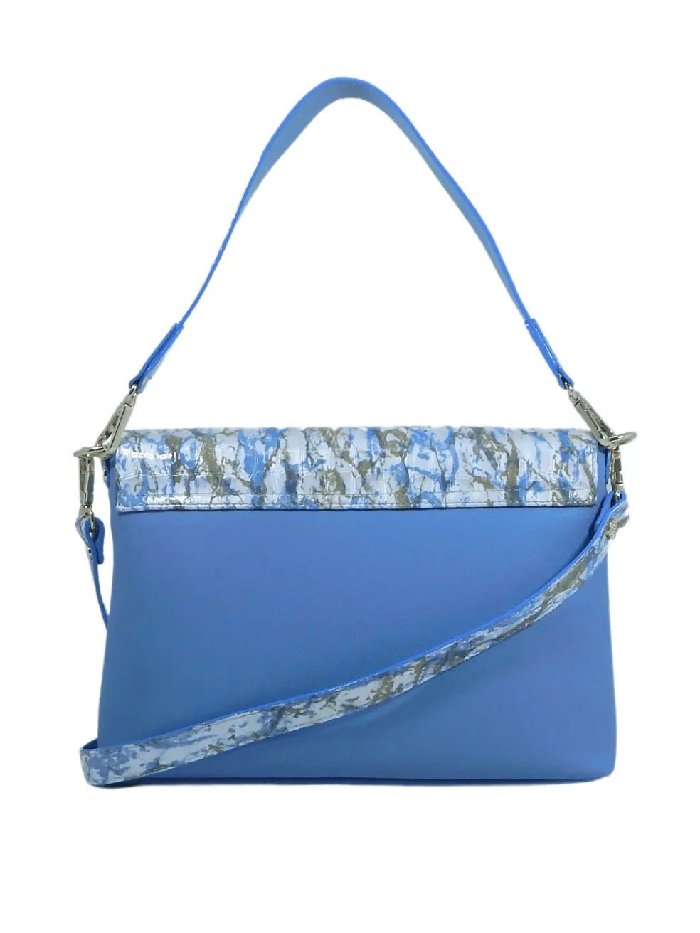 Acqua Bella 3 in 1: Leather Clutch, Handbag or Crossbody Bag