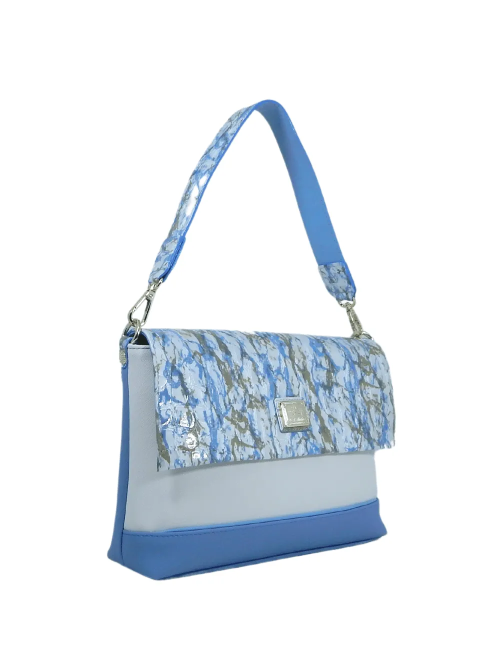 Acqua Bella 3 in 1: Leather Clutch, Handbag or Crossbody Bag