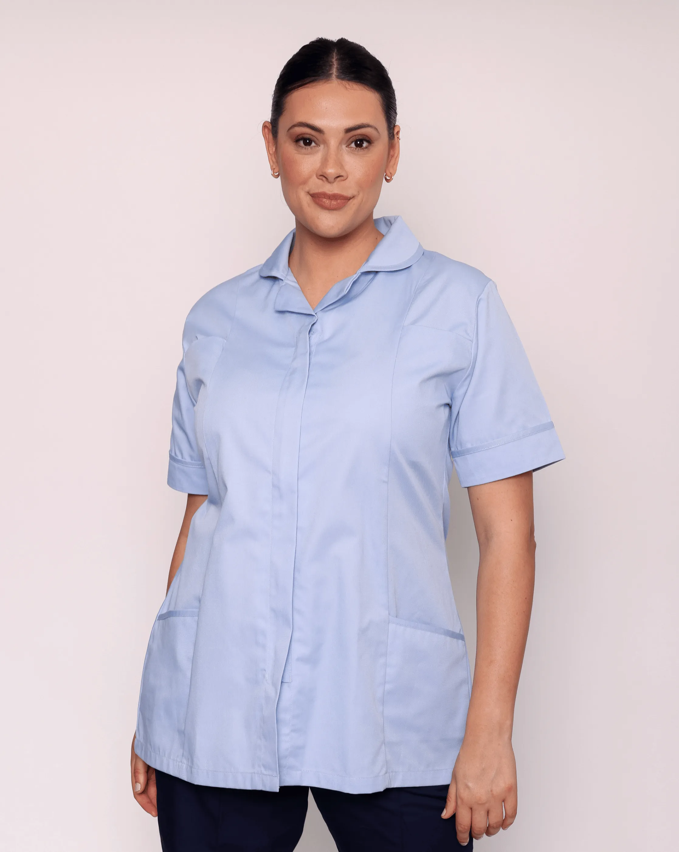 Alcott Ladies Healthcare Tunic - Sky Blue / Sky Blue