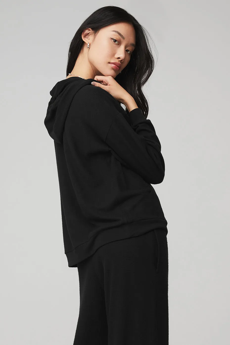 Alolux Cozy Hoodie - Black