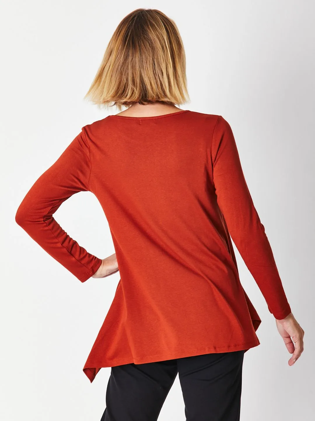 Andrea Winter Warmer Top - Caramel 26791-Sw