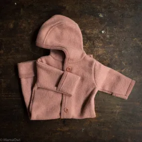 Baby & Kids Boiled Merino Wool Overall - Rose