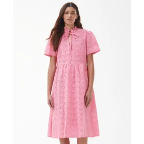 Barbour Palmetto Midi Dress LDR0669PI97 - Hibiscus