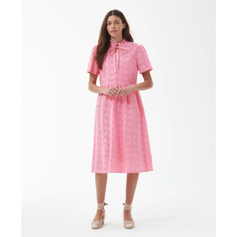 Barbour Palmetto Midi Dress LDR0669PI97 - Hibiscus