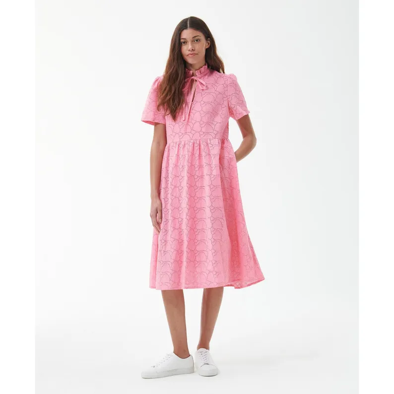 Barbour Palmetto Midi Dress LDR0669PI97 - Hibiscus