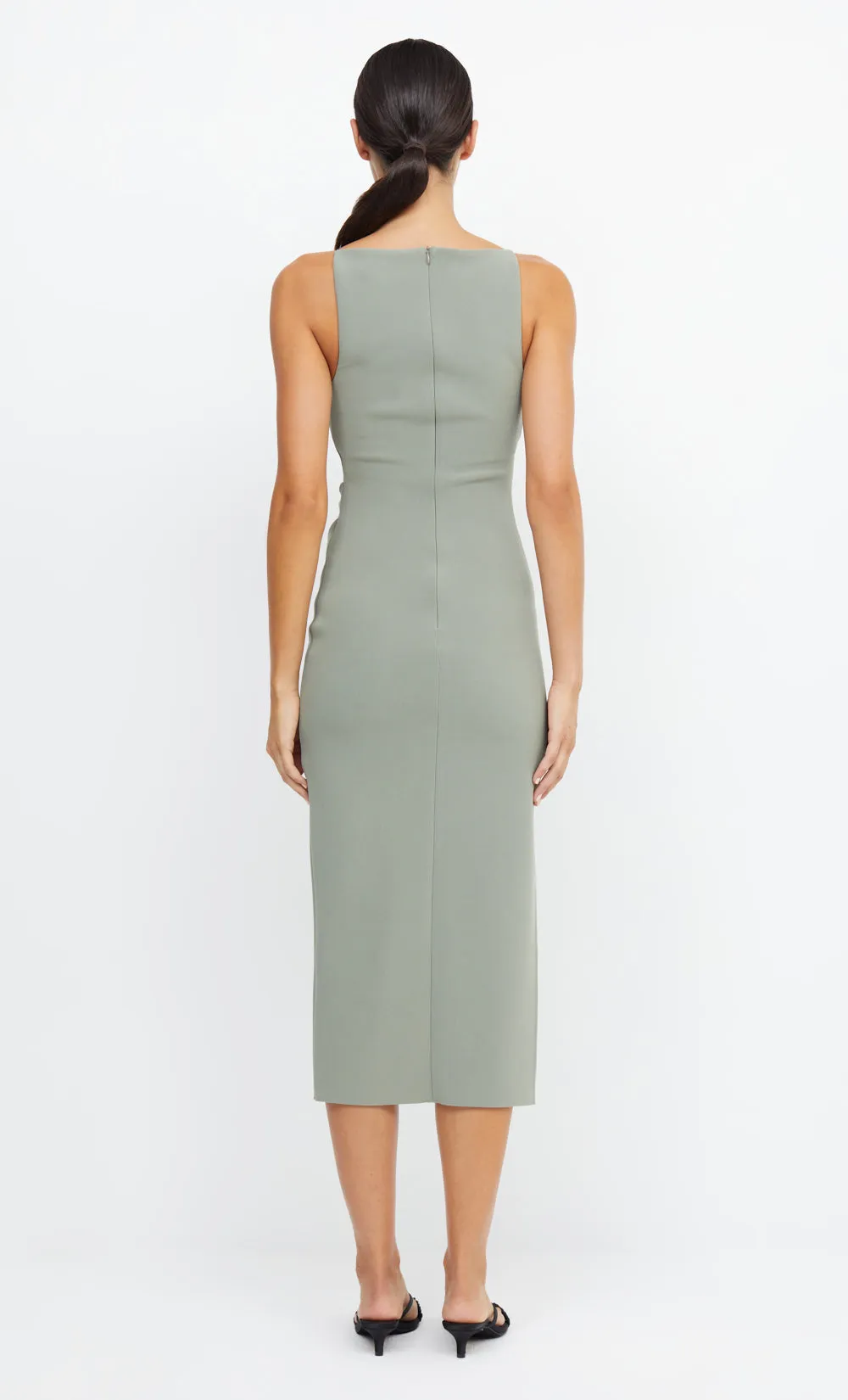 BE MINE TUCK DRESS - SAGE