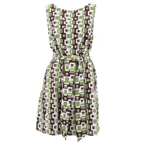 Belted Dress - Retro Chain