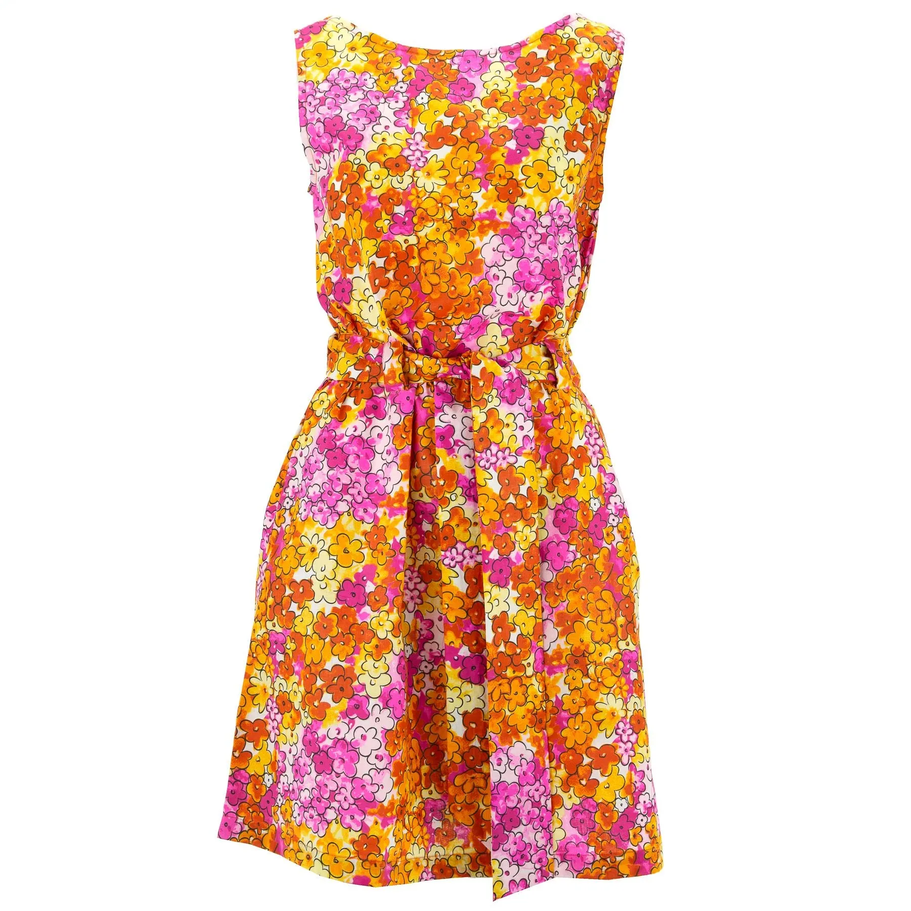 Belted Dress - Yellow Magnolia