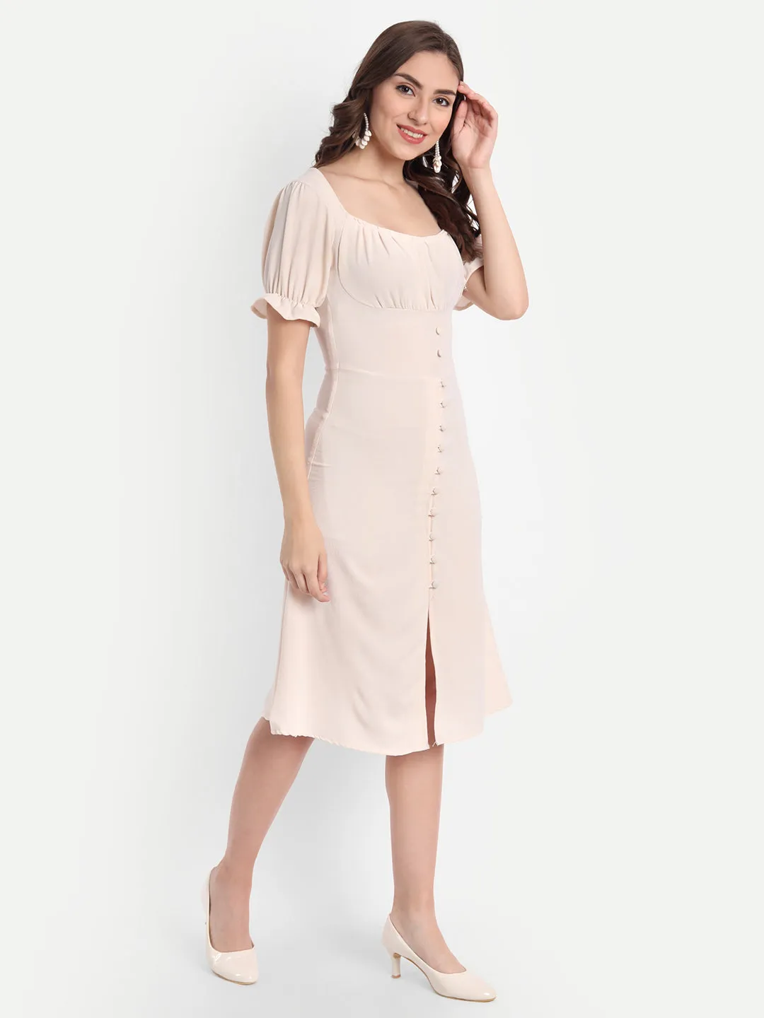 Betty midi Beige dress