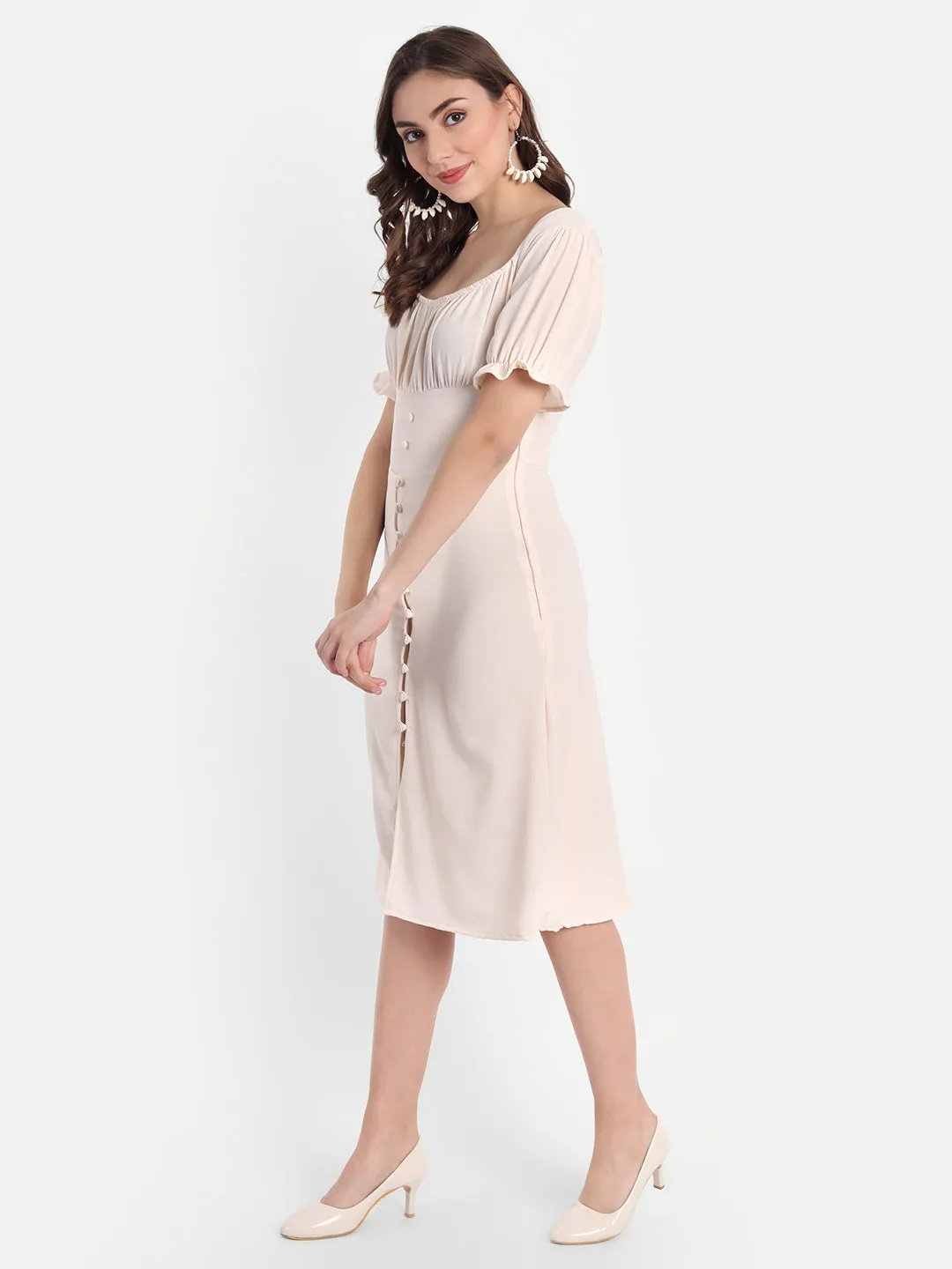 Betty midi Beige dress