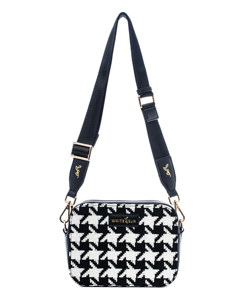 Bexley Crossbody Bag - Houndstooth