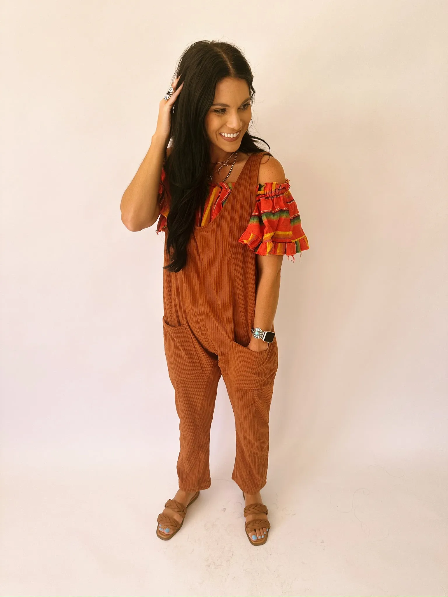 Blacha Corduroy overall jumpsuit