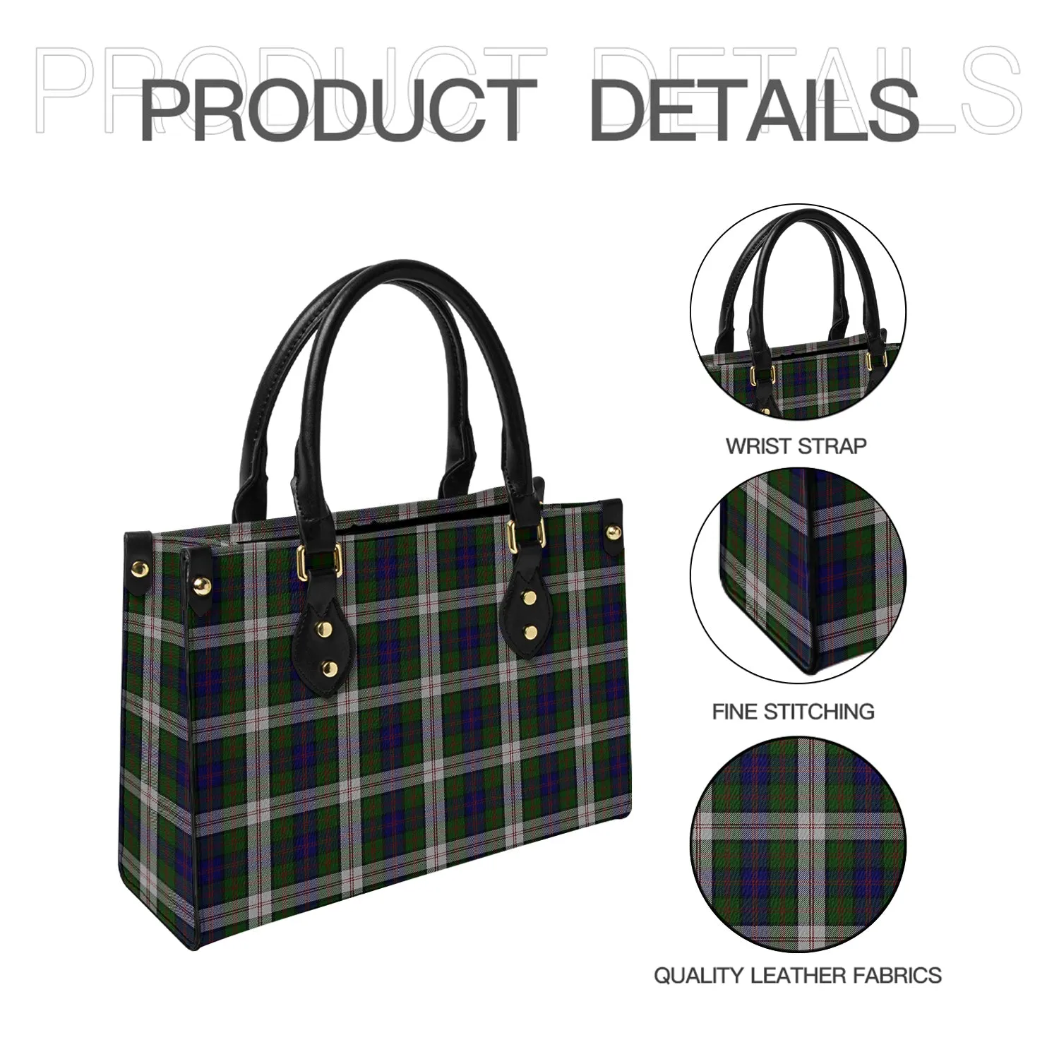 Blair Dress Tartan Leather Bag