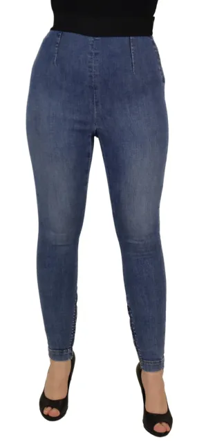 Blue High Waist Stretchable Skinny Pants Jeans