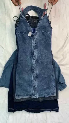 Branded Denim Dress , (RX-221)