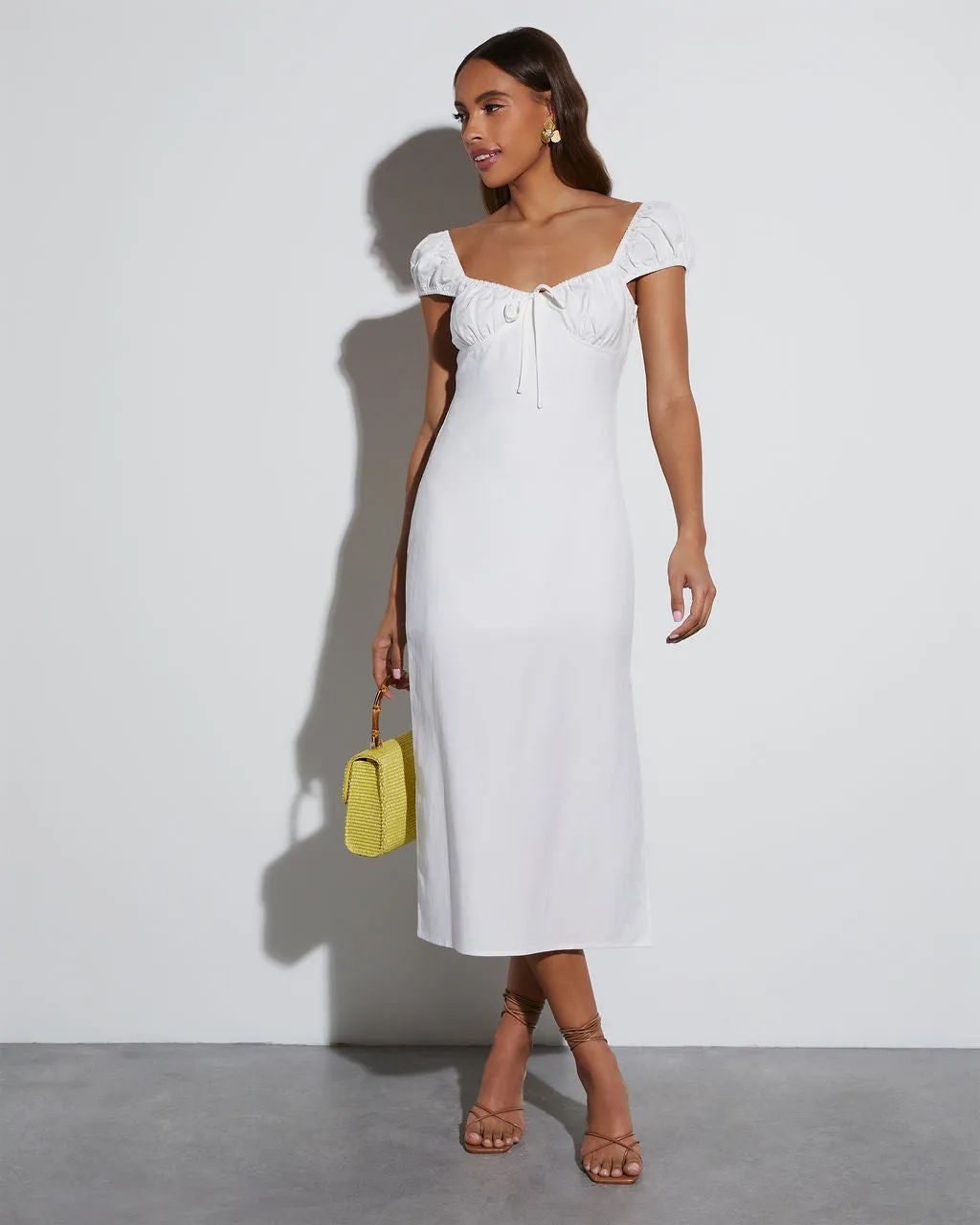 Bridal Bliss Sweetheart Midi Dress