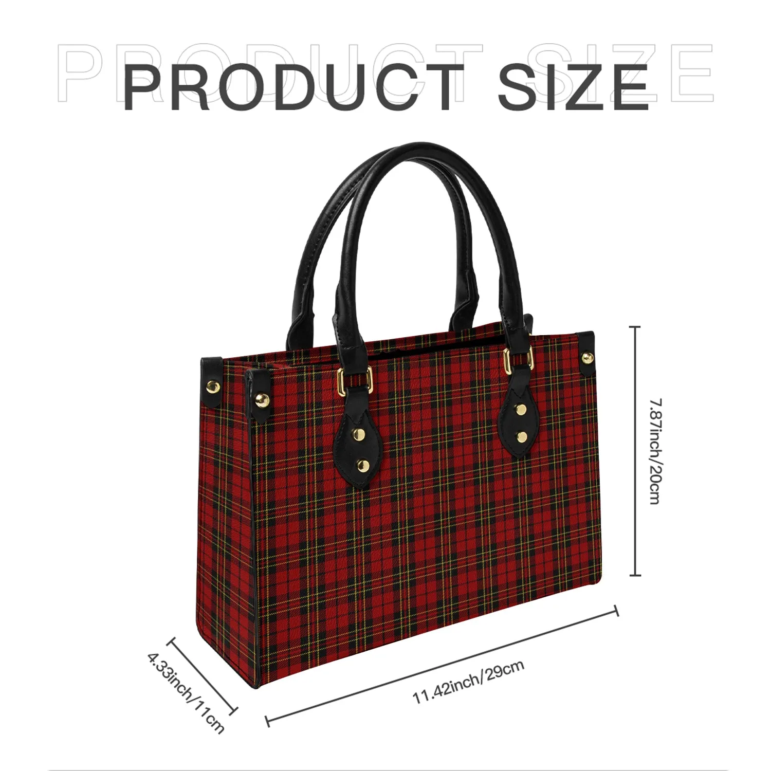 Brodie Tartan Leather Bag