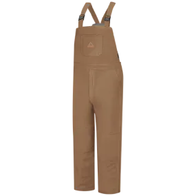 Bulwark - Brown Duck Deluxe Insulated Bib Overall - EXCEL FR ComforTouch