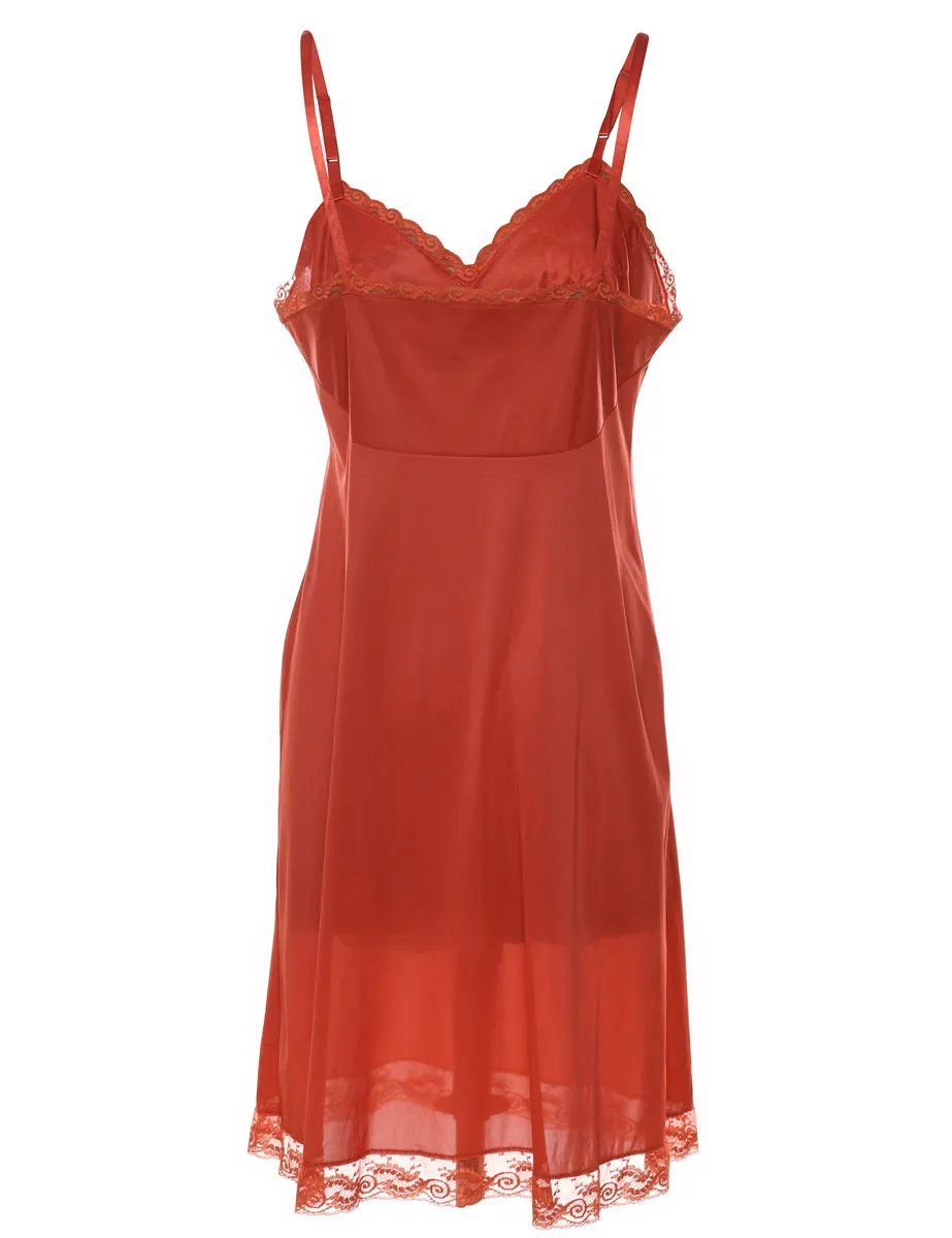 Burnt Orange Classic Slip - S