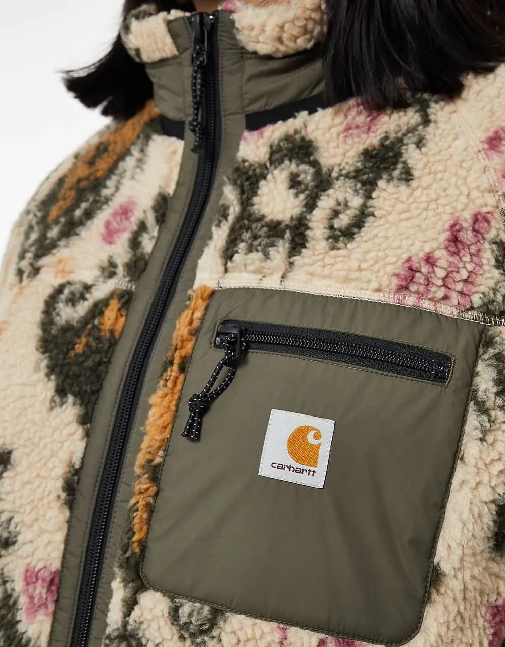 Carhartt WIP Prentis Vest Liner - Baru Jacquard/Wall/Cypress