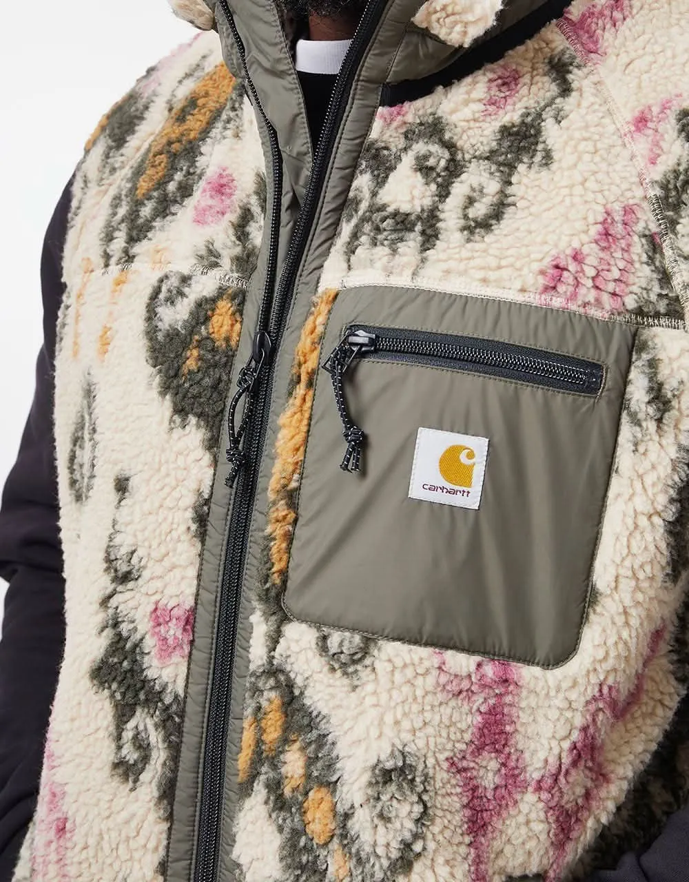 Carhartt WIP Prentis Vest Liner - Baru Jacquard/Wall/Cypress