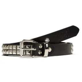 CCS Pyramid Studded Belt - 2 Row - Black