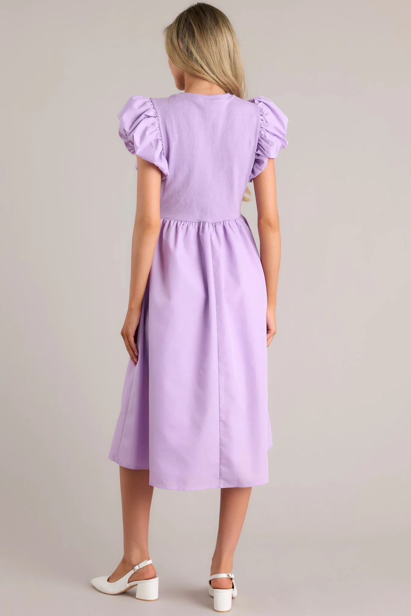 Closet Cornerstone Lavender Midi Dress