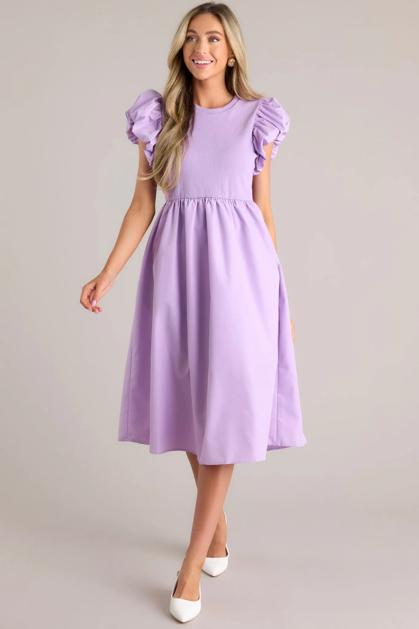 Closet Cornerstone Lavender Midi Dress