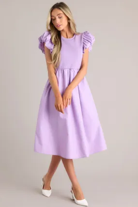 Closet Cornerstone Lavender Midi Dress