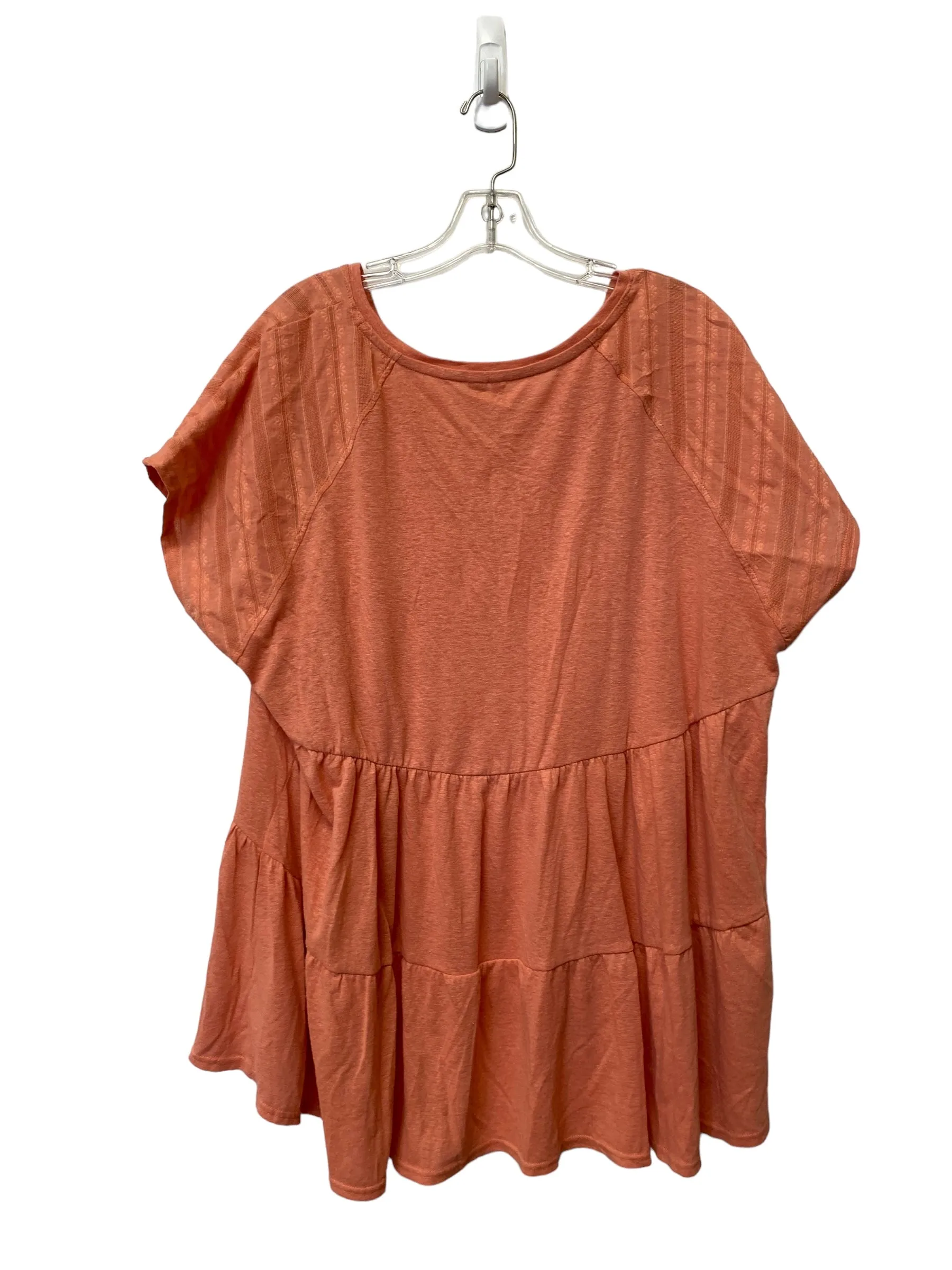 Coral Tunic Short Sleeve Cato, Size 18