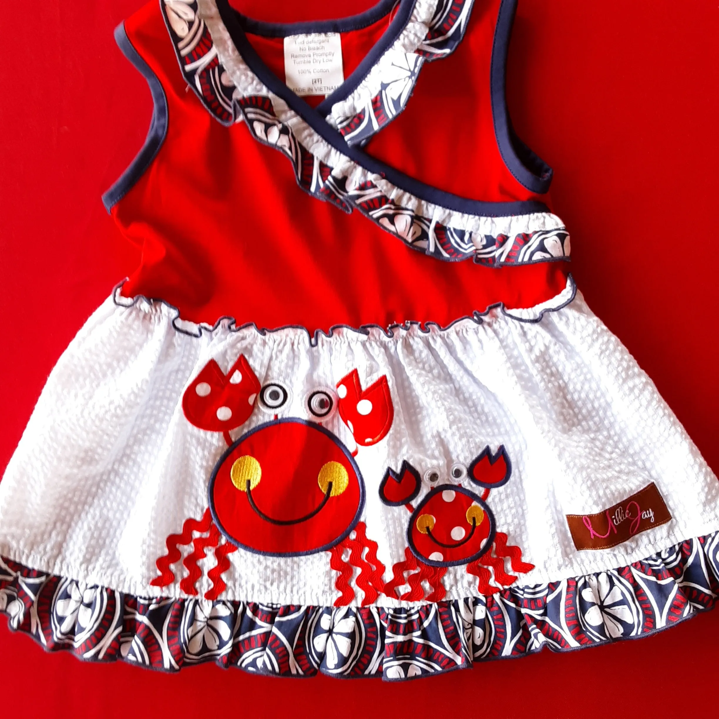 Crab Sisters Tunic & Ruffled Short Set | Millie Jay