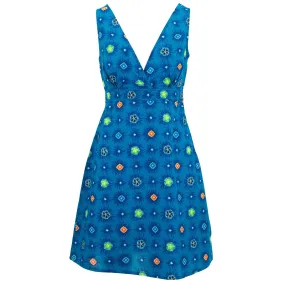 Crossover Dress - Blue Explosion