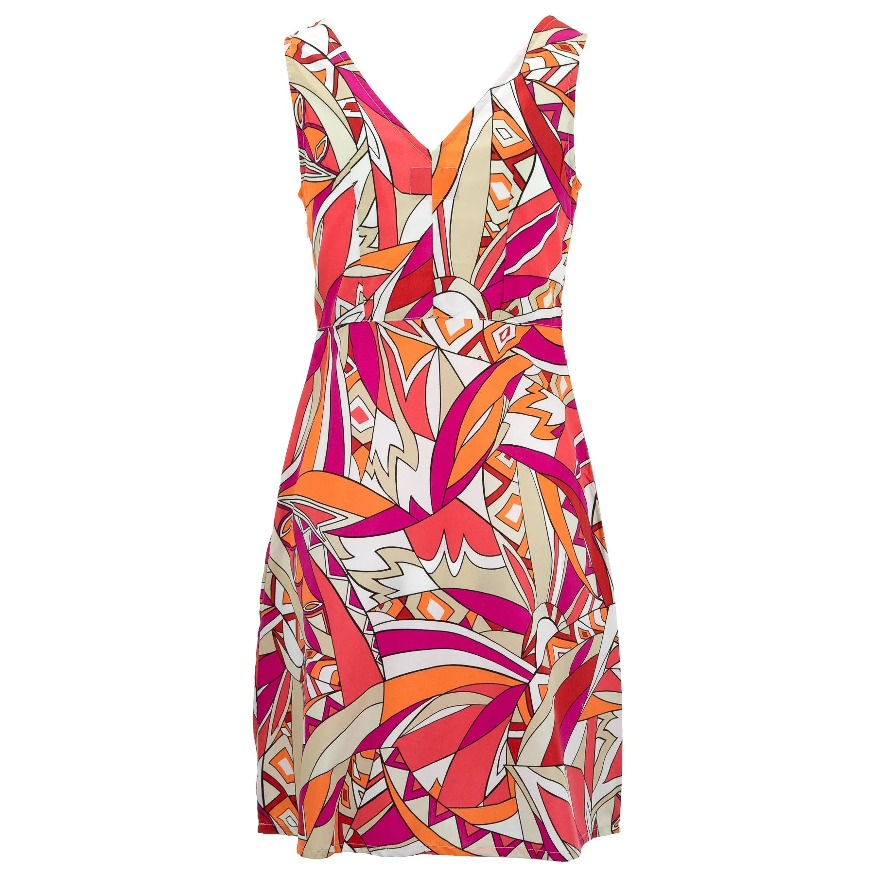 Crossover Dress - Sixties Dilemma Orange