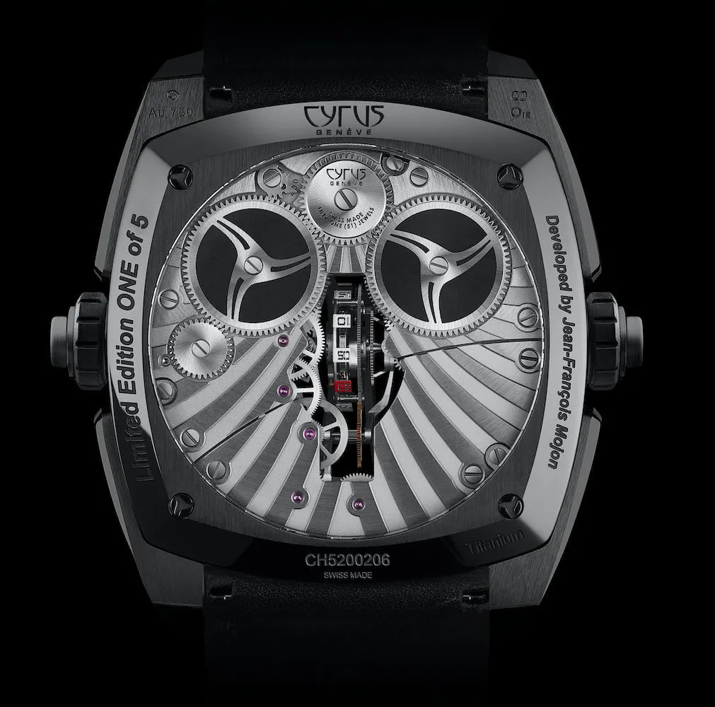 CYR Watch Klepcys Vertical Tourbillon Black Limited Edition