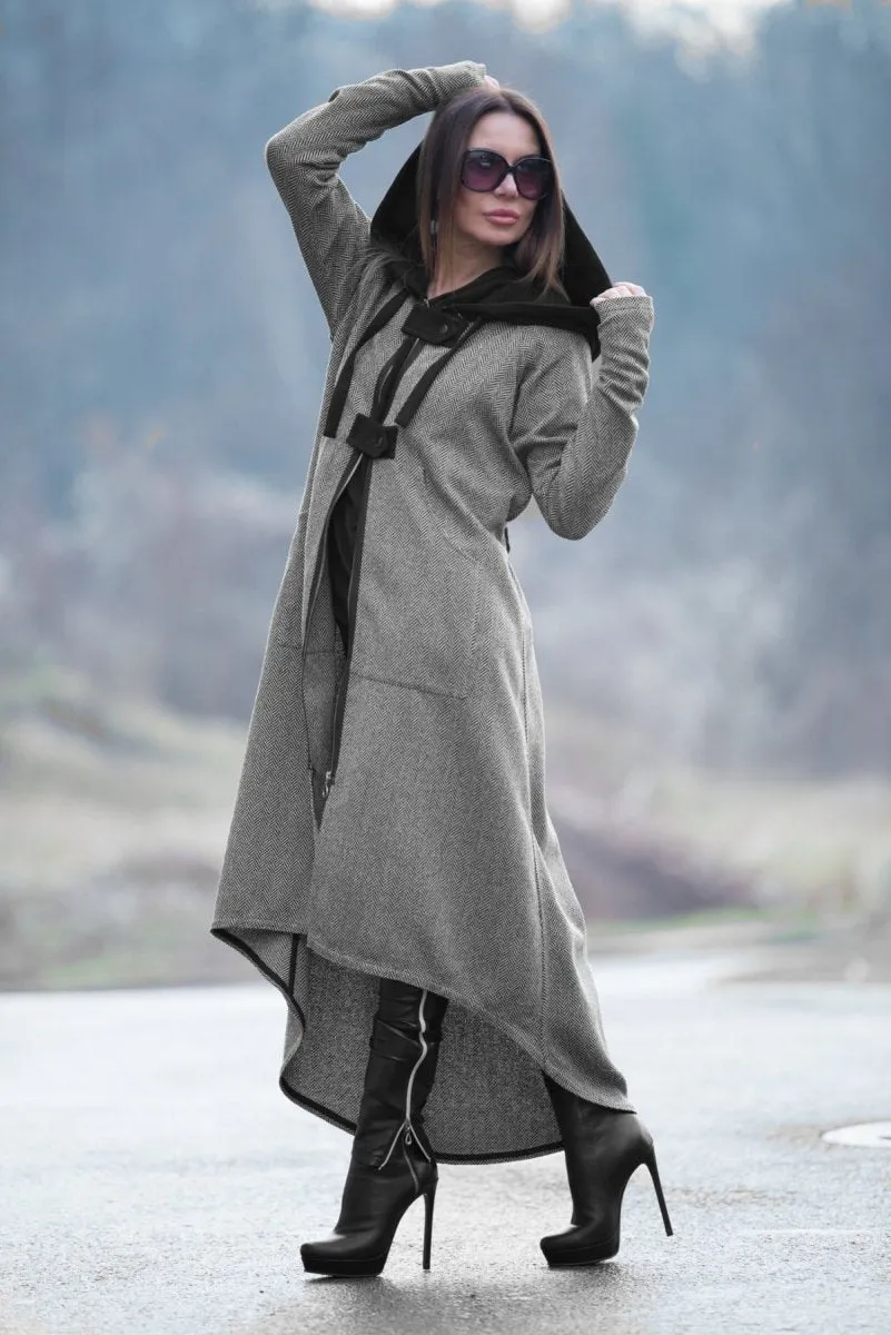 DENERIS Autumn Wool Hooded Vest ON SALE