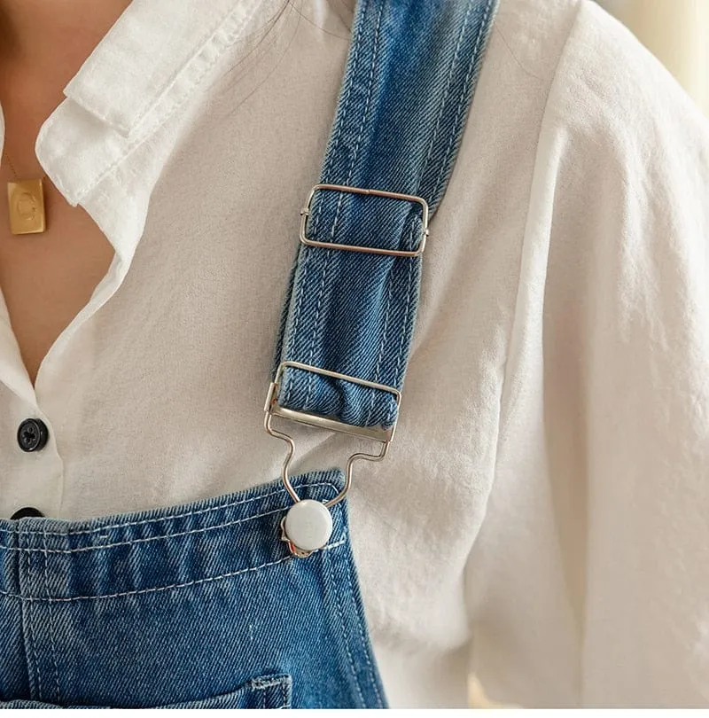 Denim Sleeveless A-Line Tank Dress