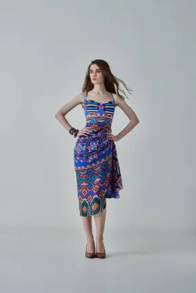 Dolly Ikat Print Dress