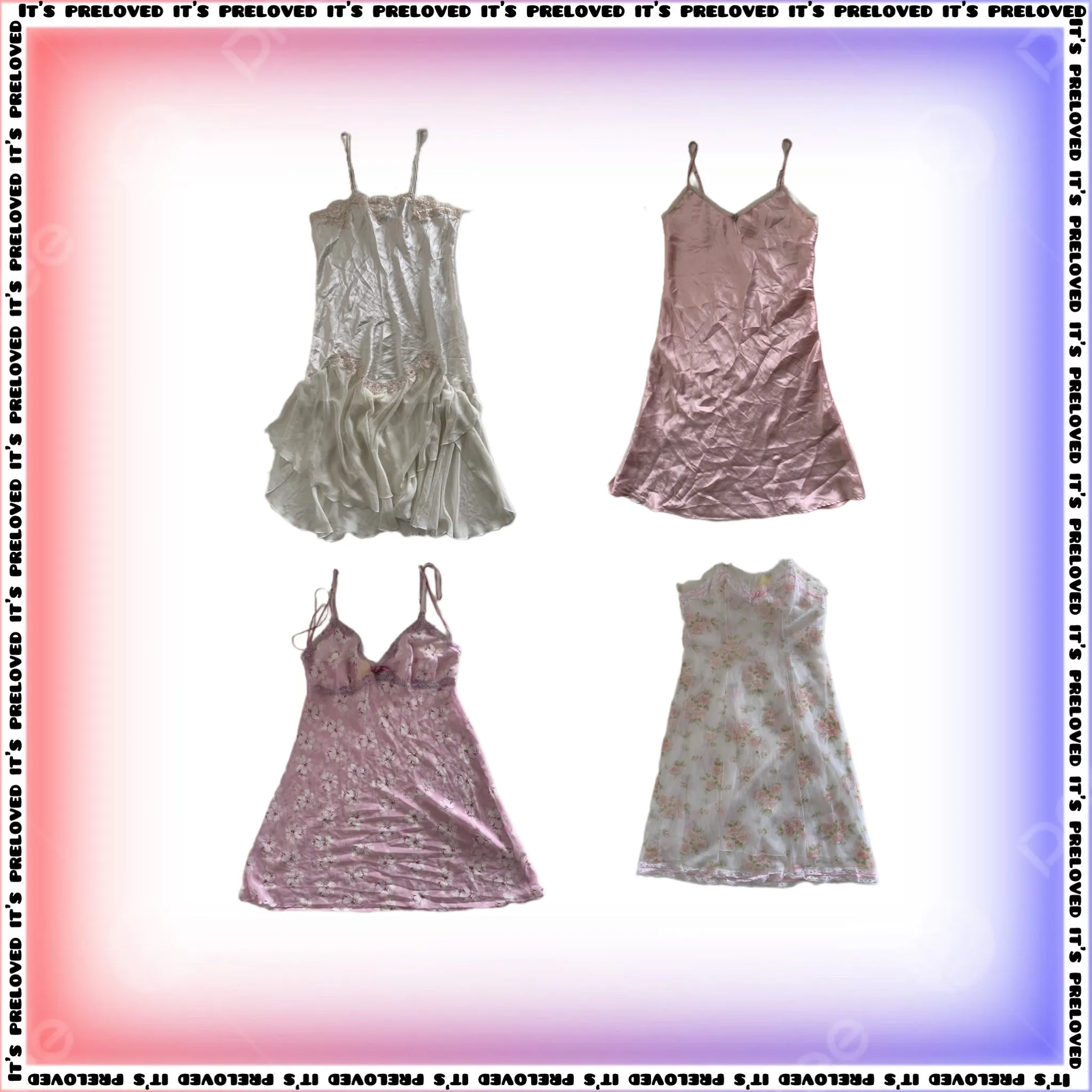 Dreamy Y2K Summer Slip Dresses (SS-515)