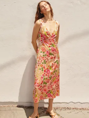 Dress Forum Sleeveless Floral Print Slip Dress - Brands We Love