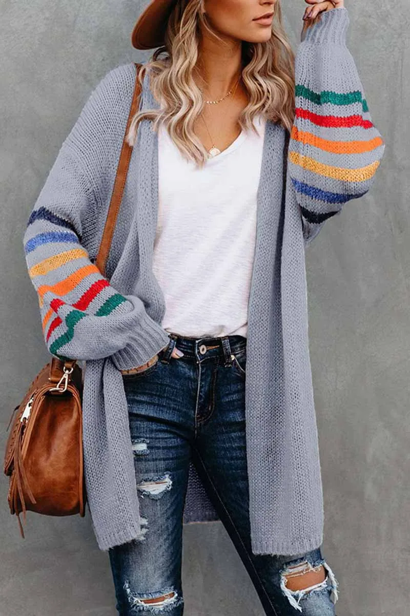 Dunnmall Fashion Loose Casual Knitted Coat