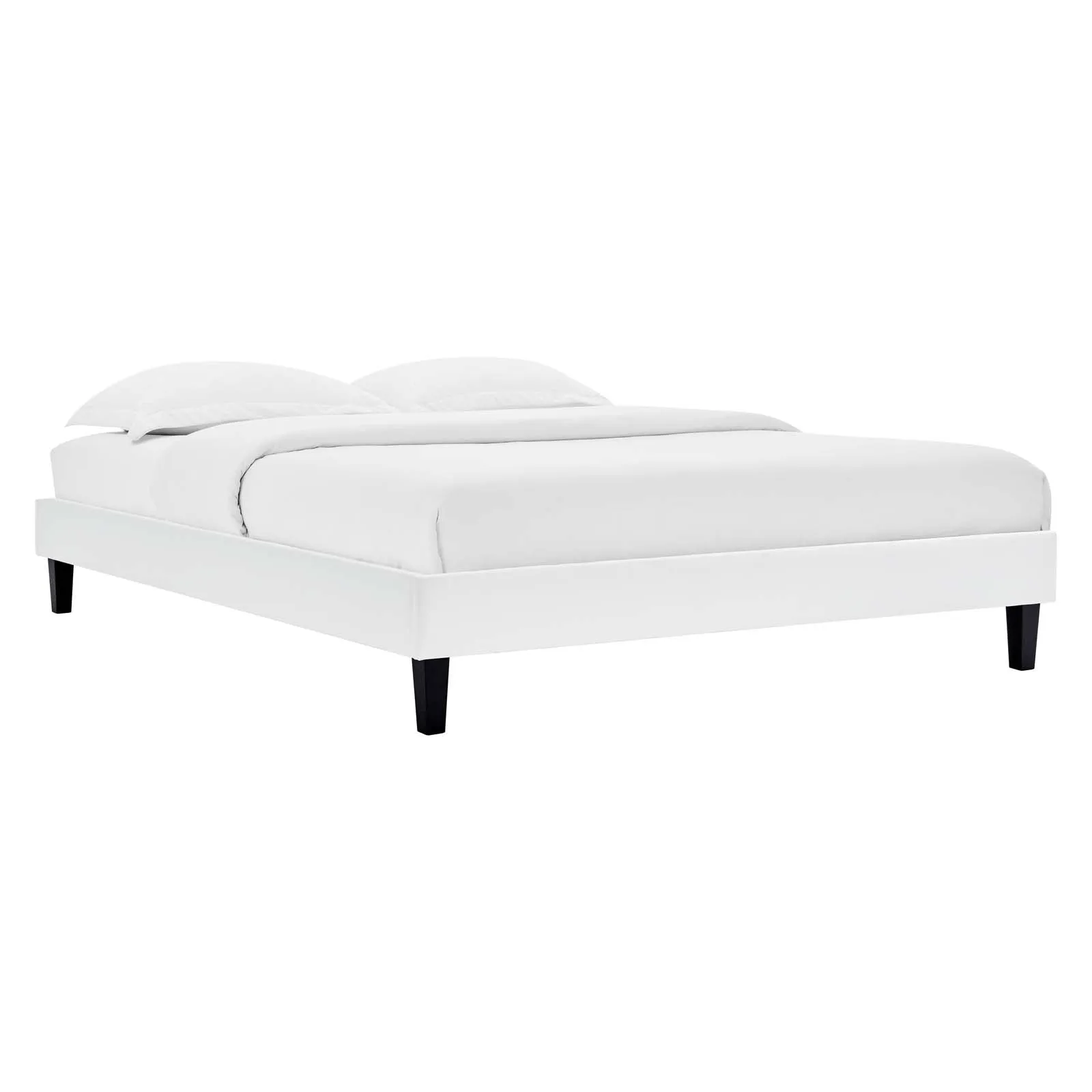 Elise Performance  Velvet Platform Bed