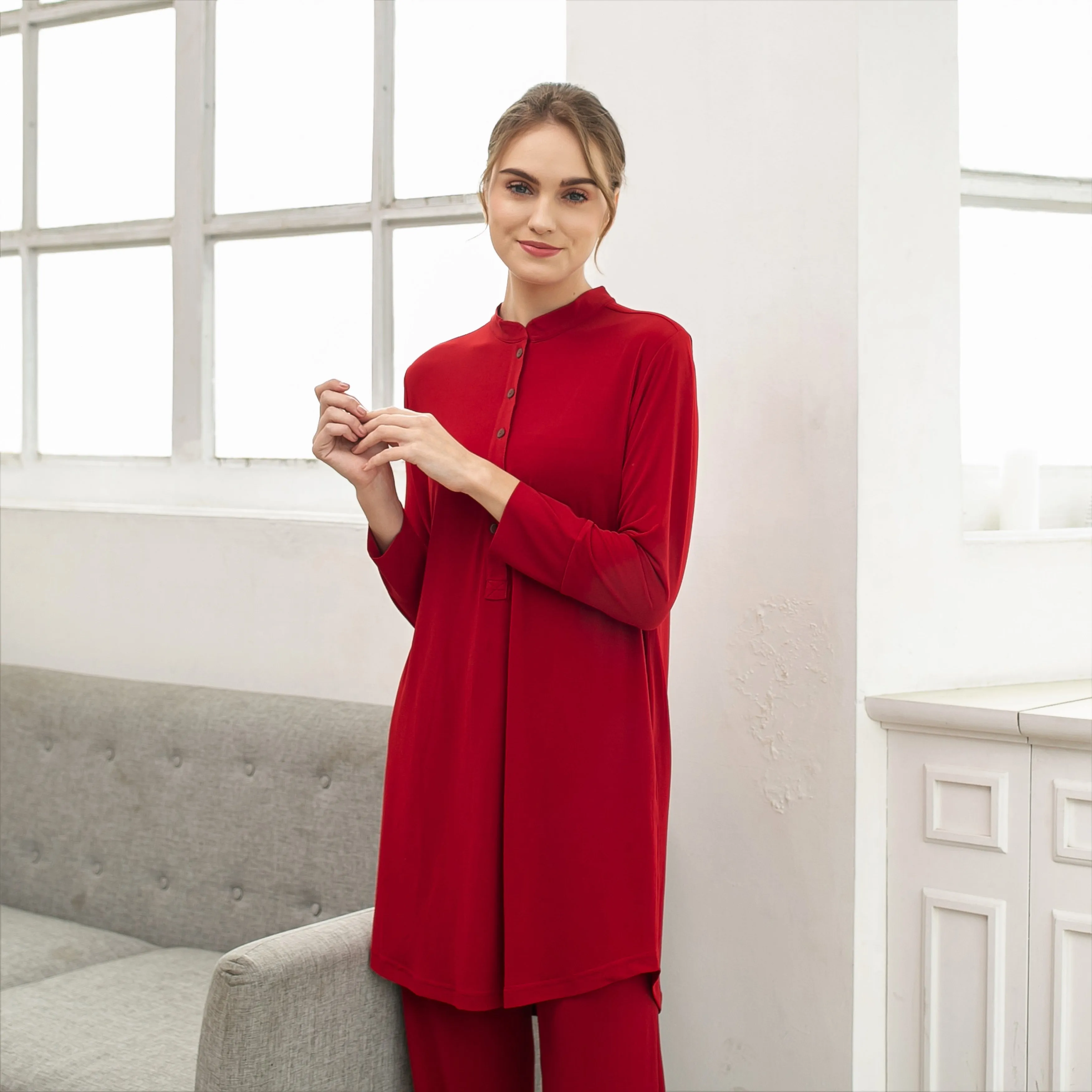 Ellis Tunic - Red