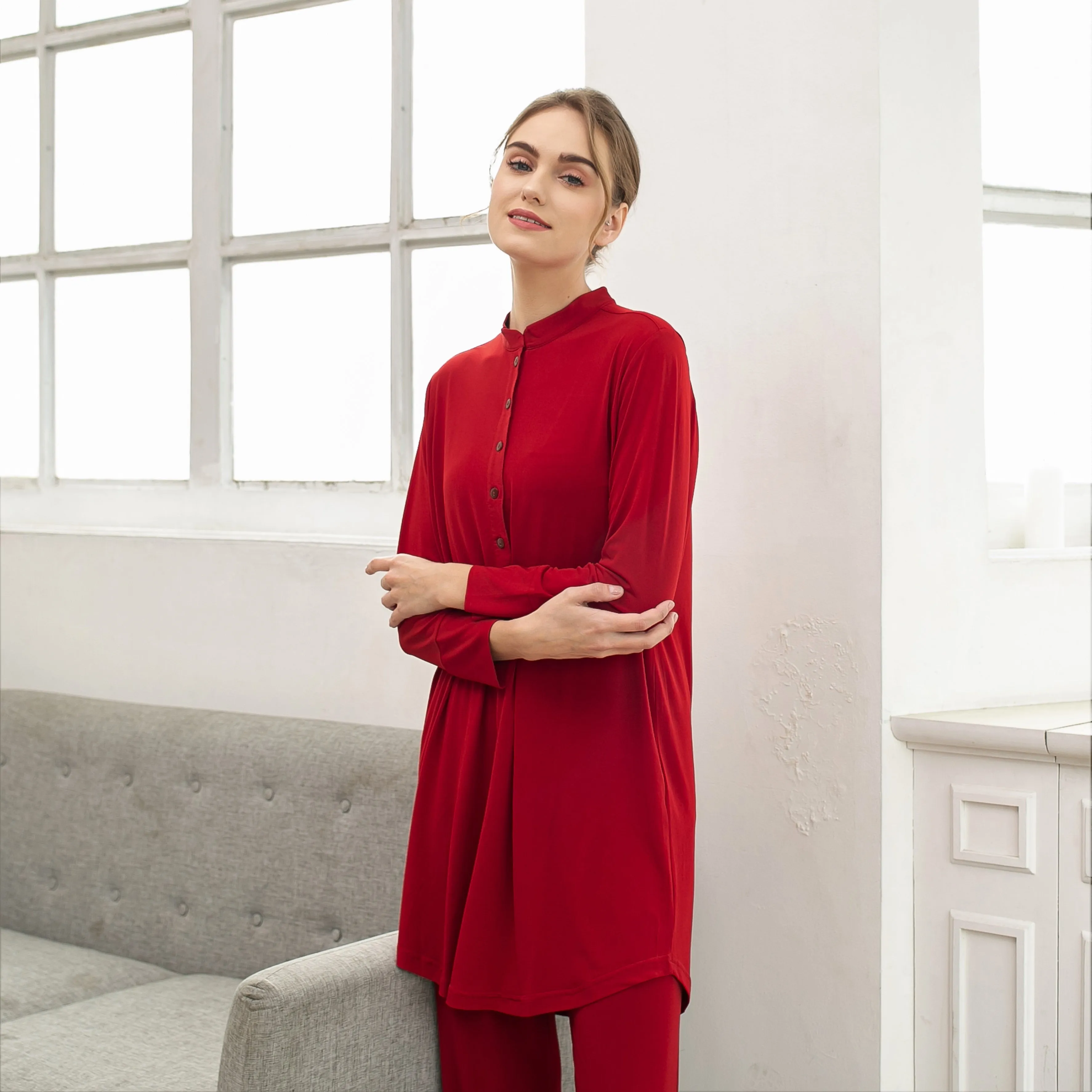 Ellis Tunic - Red