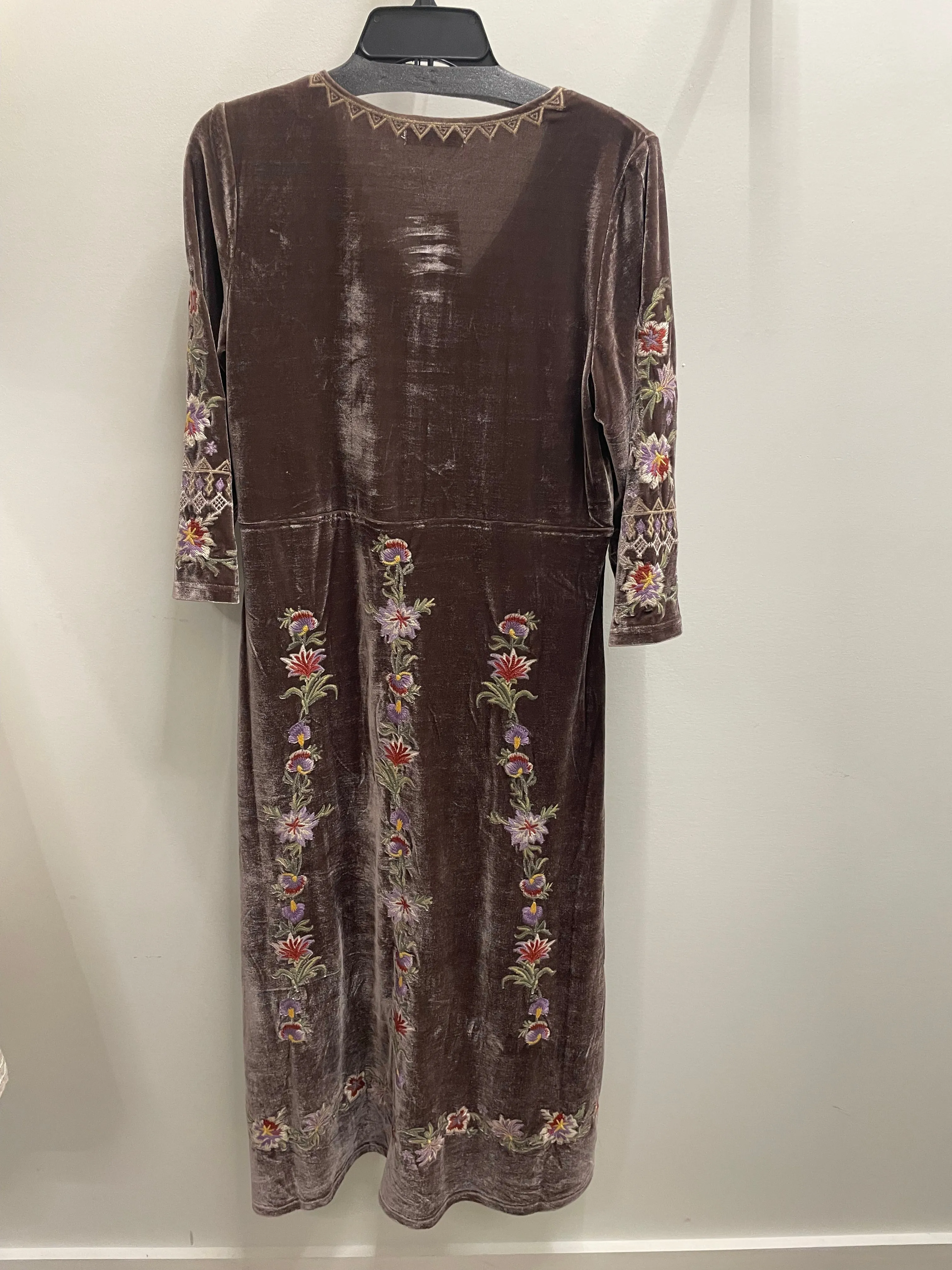 Embroidered Velvet Prairie Dress by Paparazzi