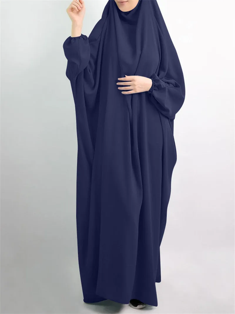 European And American Plus Size Bat Sleeve Lndonesian Robe Malay Dress